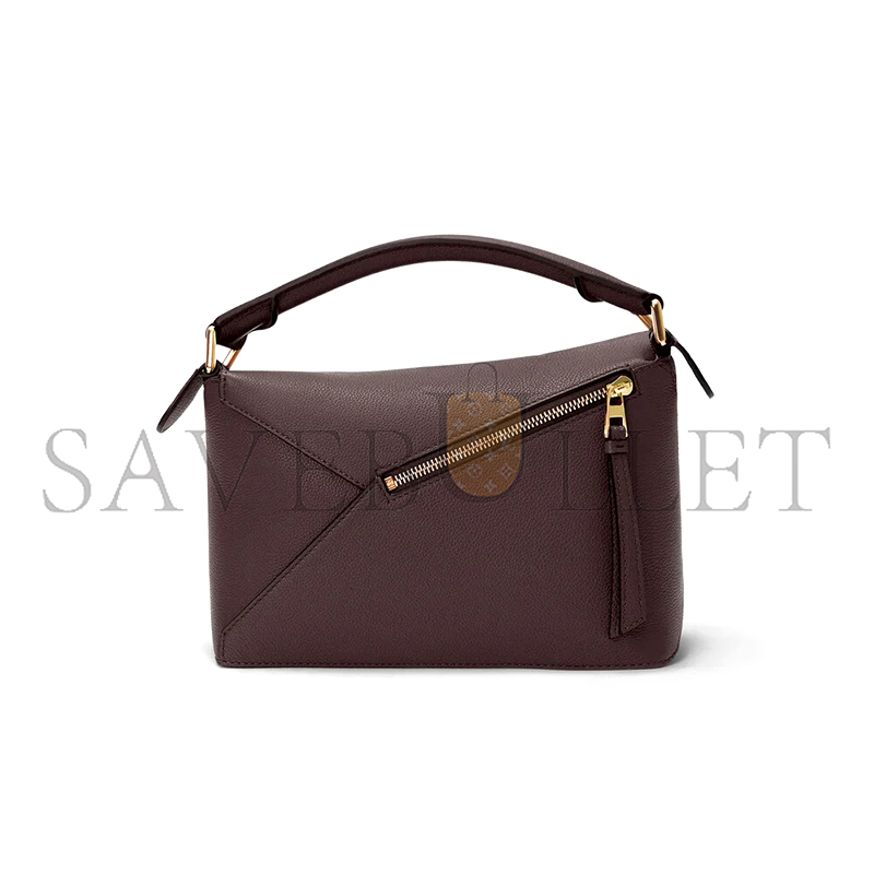 LOEWE SMALL PUZZLE EDGE BAG IN SOFT GRAINED CALFSKIN A510P60XAW (24*16.5*10.5cm)